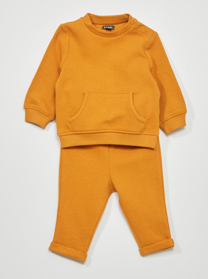 Setje met T-shirt + joggingbroek - 2-delig GEEL - Kiabi