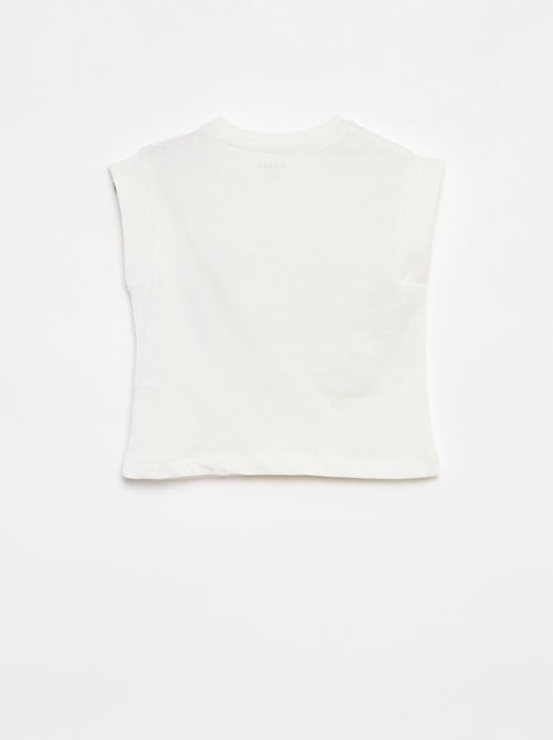 Setje met T-shirt + korte legging met print - Grafik Edition - Kiabi