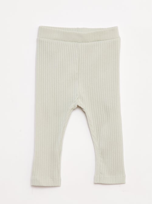 Setje met T-shirt + legging met ribbeltextuur - 2-delig - Kiabi