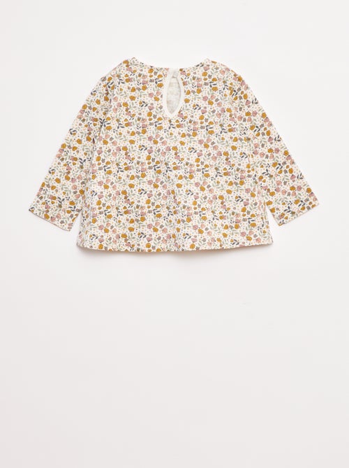 Setje met T-shirt + legging met ribbeltextuur - 2-delig - Kiabi