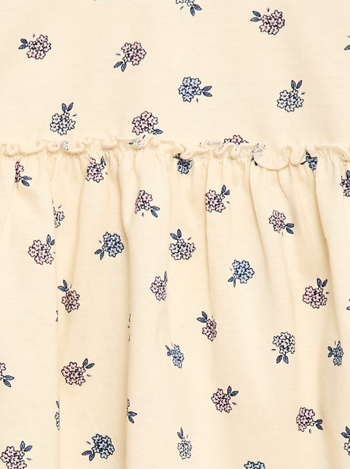 Setje met T-shirt + legging met ribbeltextuur - 2-delig - Kiabi