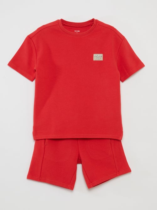 Setje met T-shirt + short - 2-delig - Kiabi