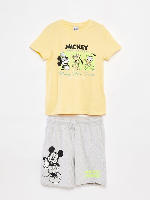 Setje met T-shirt + short 'Mickey' 'Disney' - Kiabi
