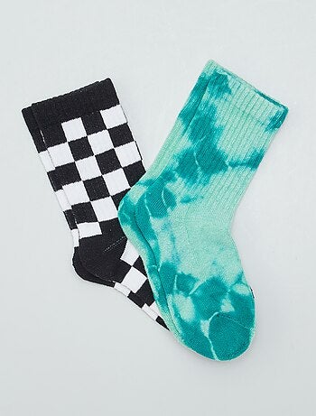 Setje sokken met print - 2 paar