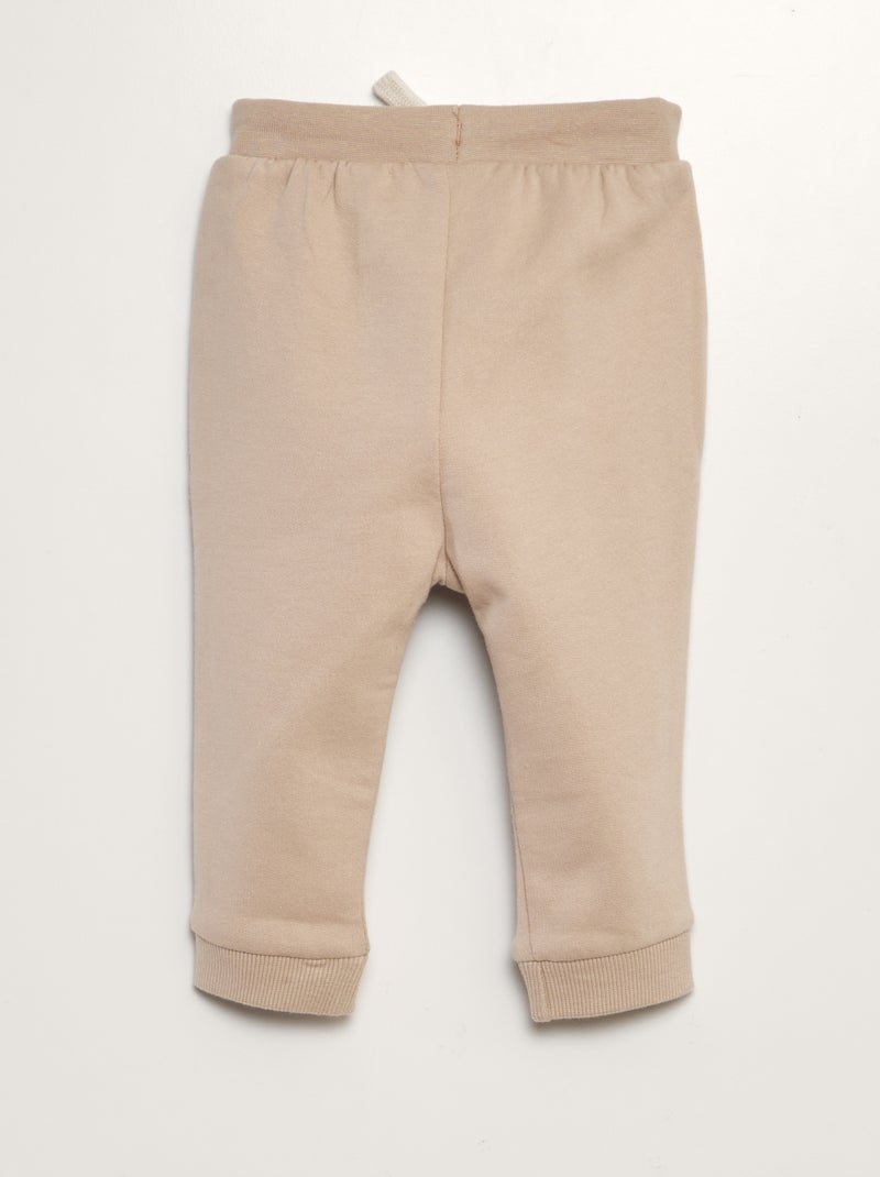 Setje: sweater + joggingbroek - 2-delig BIEGE - Kiabi