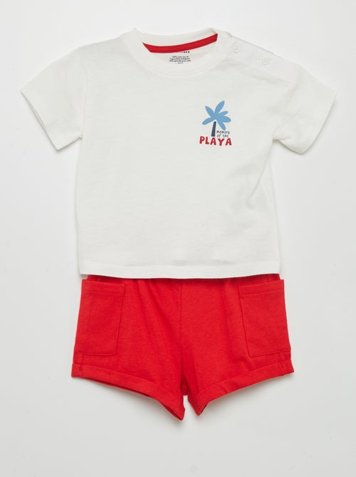 Setje: T-shirt + short - Kiabi