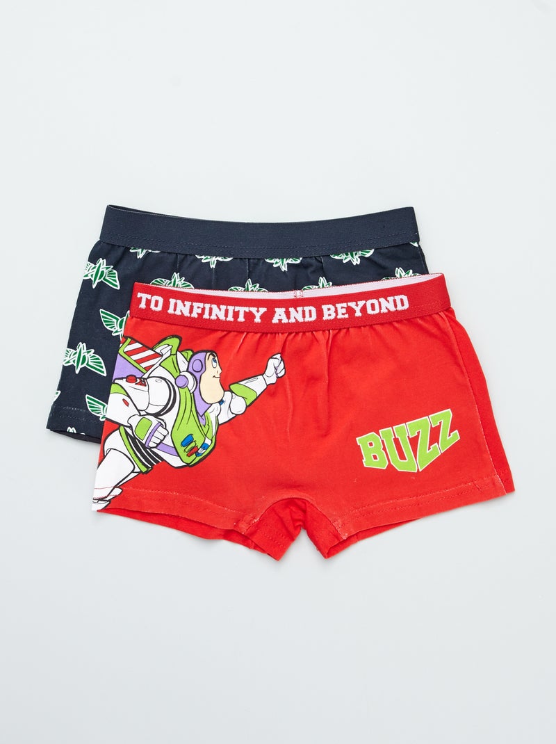 Setje van 2 boxershorts 'Toy Story' ROOD - Kiabi