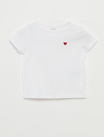 Setje van 2 effen T-shirts