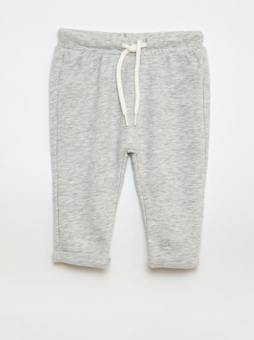 Setje van 2 joggingbroeken van french terry - Kiabi