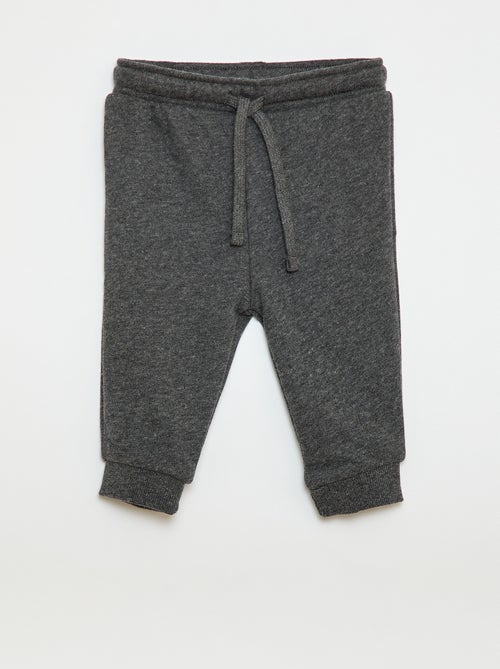 Setje van 2 joggingbroeken van french terry - Kiabi