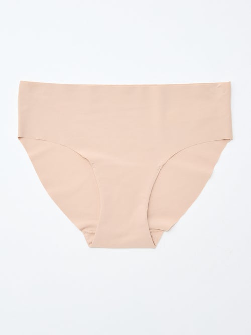 Setje van 2 onzichtbare slips in microvezel - Kiabi