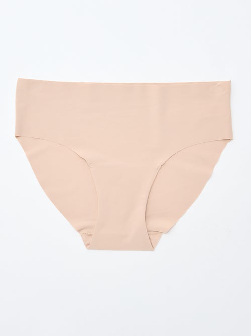 Setje van 2 onzichtbare slips in microvezel - Kiabi