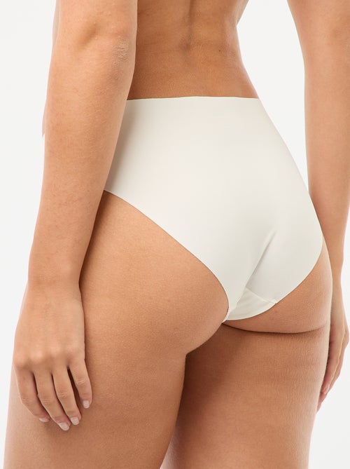 Setje van 2 onzichtbare slips in microvezel - Kiabi