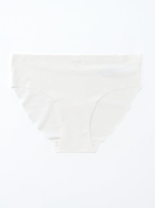 Setje van 2 onzichtbare slips in microvezel - Kiabi