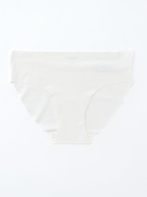 Setje van 2 onzichtbare slips in microvezel - Kiabi