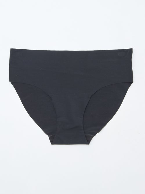 Setje van 2 onzichtbare slips in microvezel - Kiabi