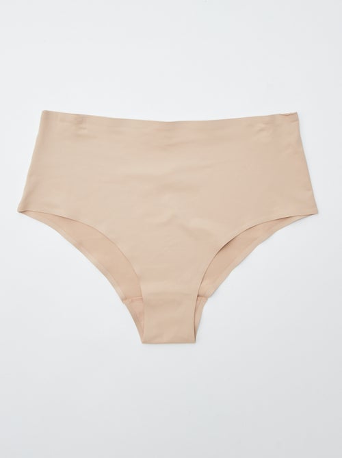Setje van 2 onzichtbare slips met hoge taille - Kiabi