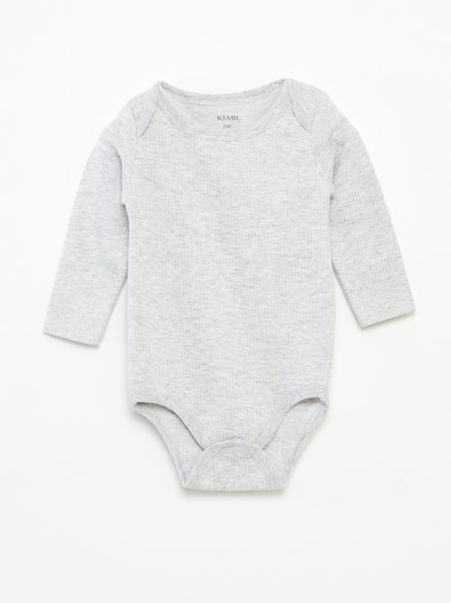 Setje van 2 rompertjes van thermoregulerende tricot - Kiabi