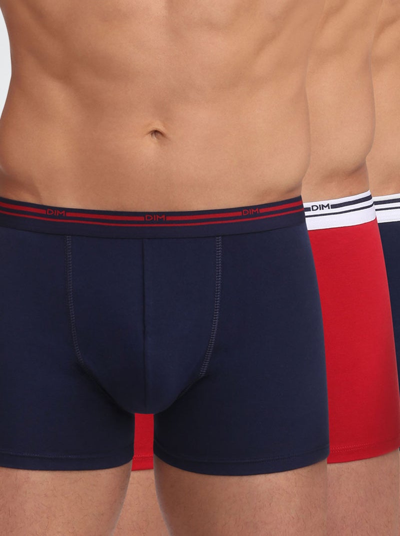 Setje van 3 boxershorts 'Dim' Blauw - Kiabi