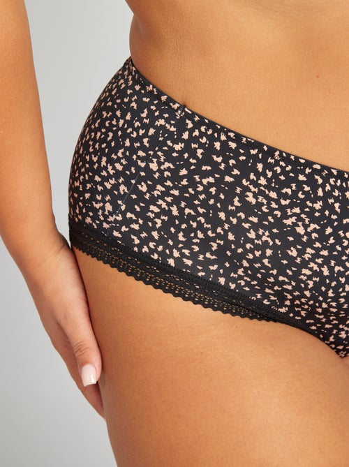 Setje van 3 slips met print - Kiabi