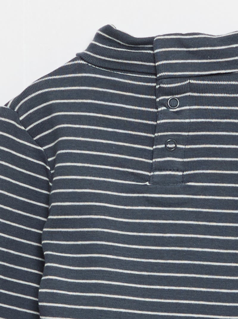 Setje van 6 duurzame rompertjes Blauw - Kiabi