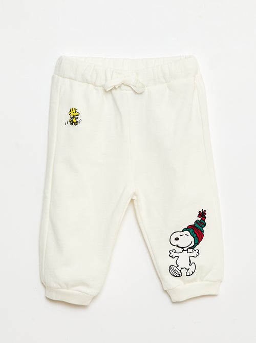 Setje van joggingstof - Sweater + broek 'Snoopy' - 2-delig - Kiabi