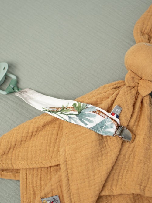 Sevira kids | attache tétine  en coton safari - Kiabi
