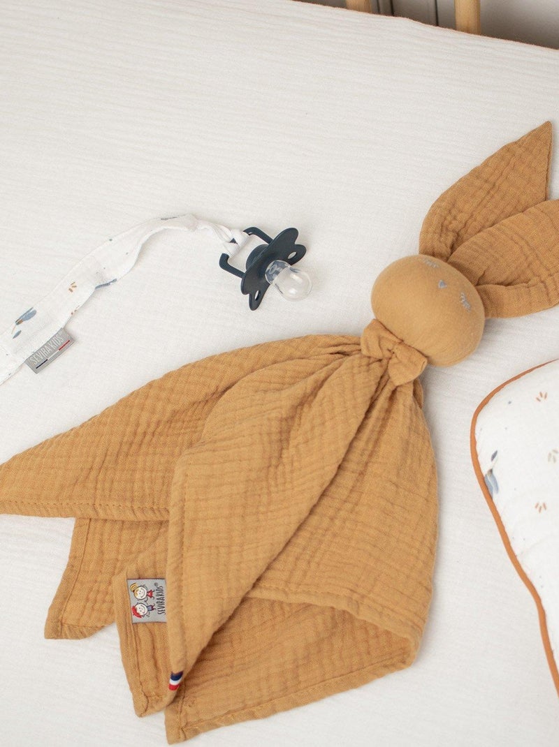 Sevira kids | attache tétine  en gaze de coton bleuet Bleu - Kiabi