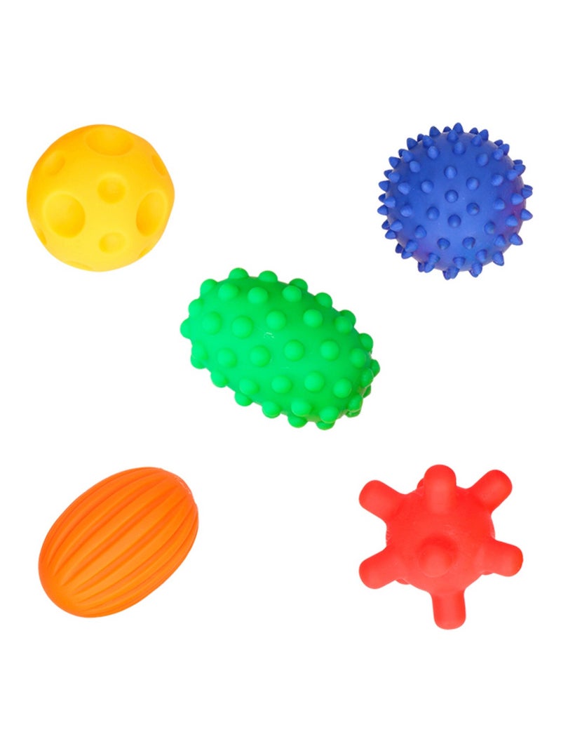Sevira kids | balles sensorielles montessori – coffret de 5 dès la naissance Multicolore - Kiabi