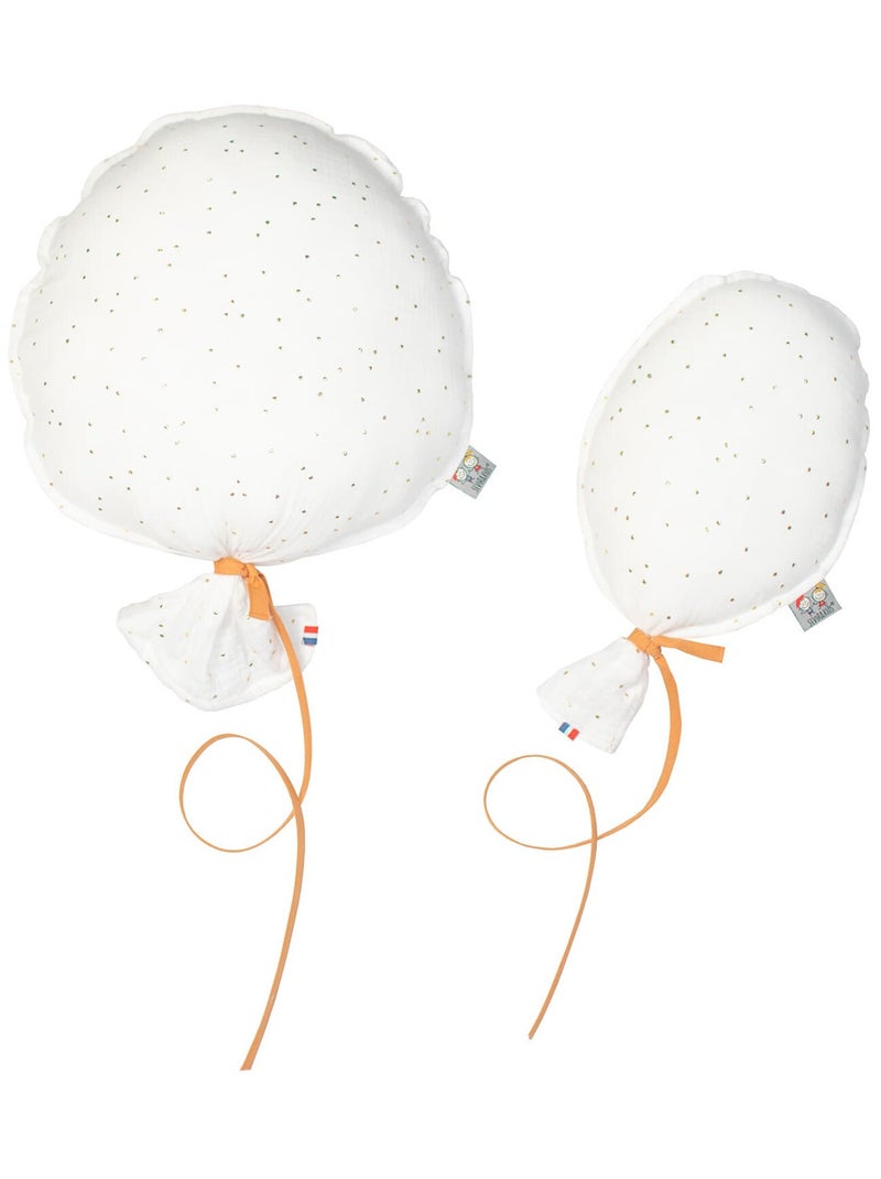 Sevira kids | ballon mural décoratif en gaze de coton Blanc Doré - Kiabi
