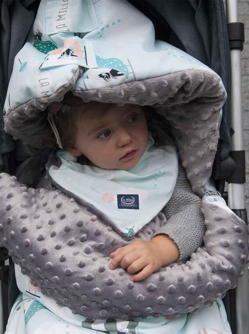 Sevira kids | bandana cache-cou réversible robin Gris - Kiabi