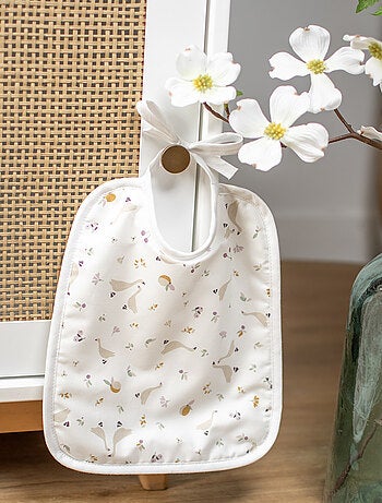 Sevira kids | bavoir à nouer en coton et bambou sidonia