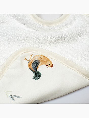 Sevira kids | bavoir à nouer en coton gallina