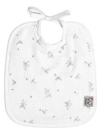 Sevira kids | bavoir à nouer en gaze de coton melody