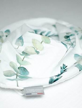 Sevira kids | bavoir bandana en coton eucalyptus
