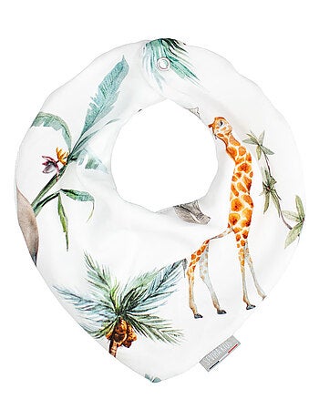 Sevira kids | bavoir bandana en coton safari