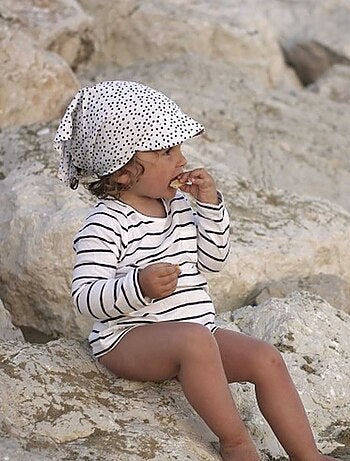 Sevira kids | casquette bandana bébé en bambou elodie