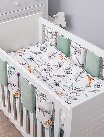 Sevira kids | couette et oreiller enfant - prêt à dormir safari