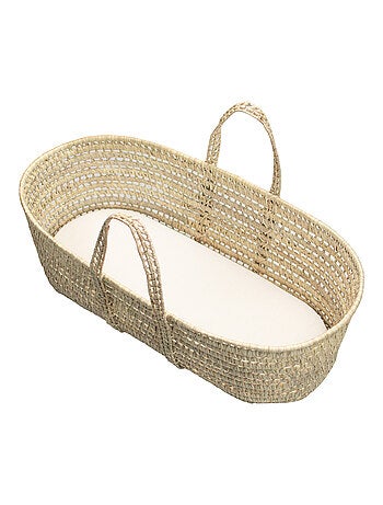 Sevira kids | couffin bébé avec matelas habillage et drap housse safari