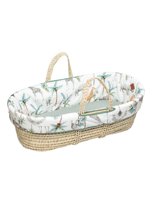 Sevira kids | couffin bébé avec matelas habillage et drap housse safari - Kiabi Sevira kids | couffin bébé avec matelas habillage et drap housse safari - Kiabi