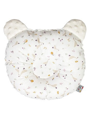 Sevira kids | coussin anti tête plate réversible en minky sidonia