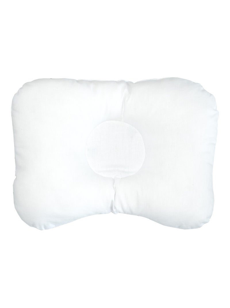 Sevira kids | coussin cale-tête ergonomique en gaze de coton bleuet Blanc - Kiabi
