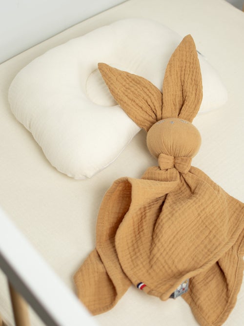 Sevira kids | coussin cale-tête ergonomique en gaze de coton jeanne - Kiabi Sevira kids | coussin cale-tête ergonomique en gaze de coton jeanne - Kiabi
