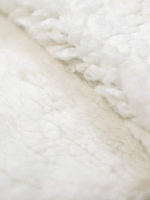 Sevira kids | couverture en gaze de coton et sherpa jeanne - Kiabi