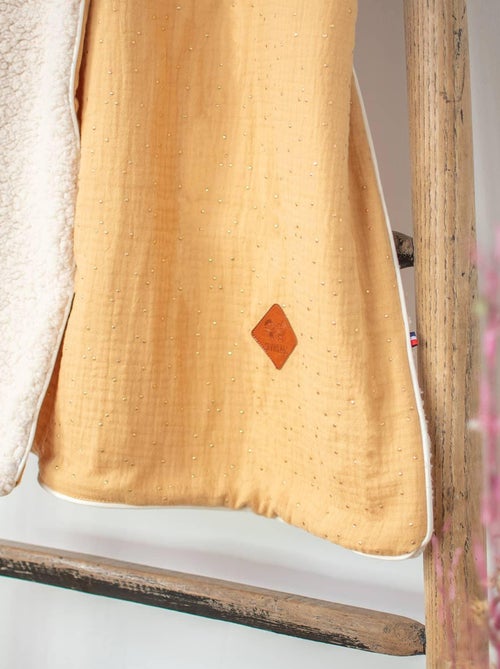 Sevira kids | couverture en gaze de coton et sherpa jeanne - Kiabi
