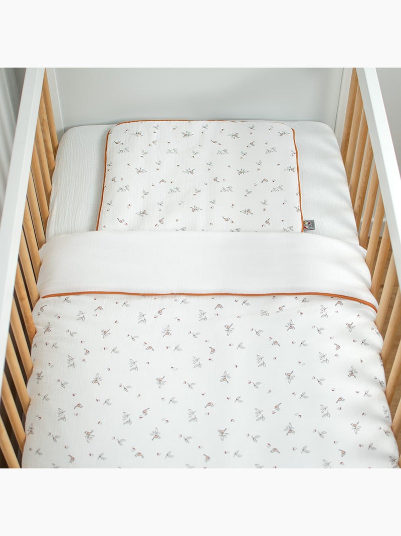 Sevira kids | couverture en gaze de coton melody Blanc - Kiabi