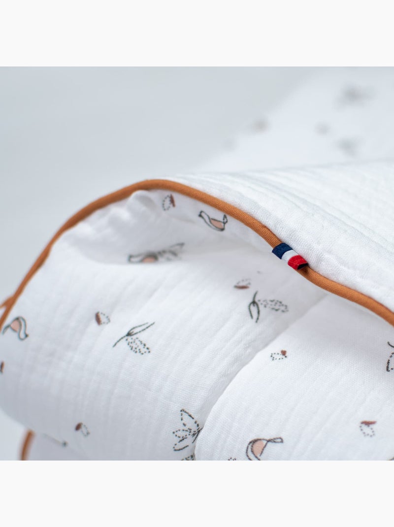 Sevira kids | couverture en gaze de coton melody Blanc - Kiabi