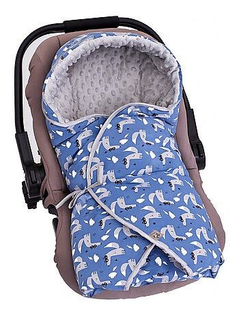 Sevira kids | couverture enveloppante nid d'ange bébé réversible
