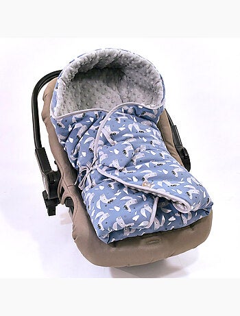 Sevira kids | couverture enveloppante nid d'ange bébé réversible