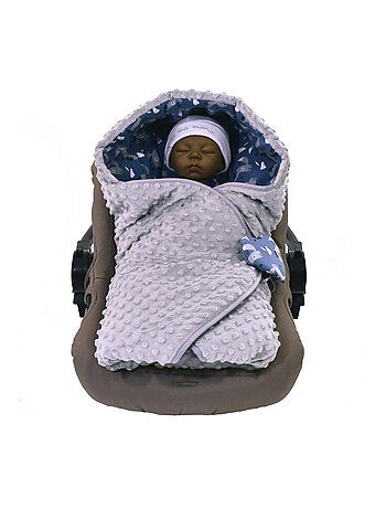 Sevira kids | couverture enveloppante nid d'ange bébé réversible